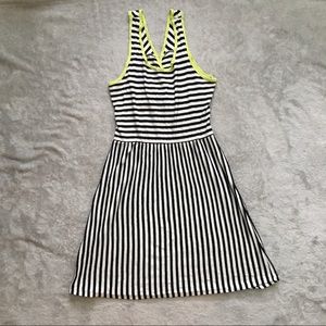 Black and white stripped sundress
